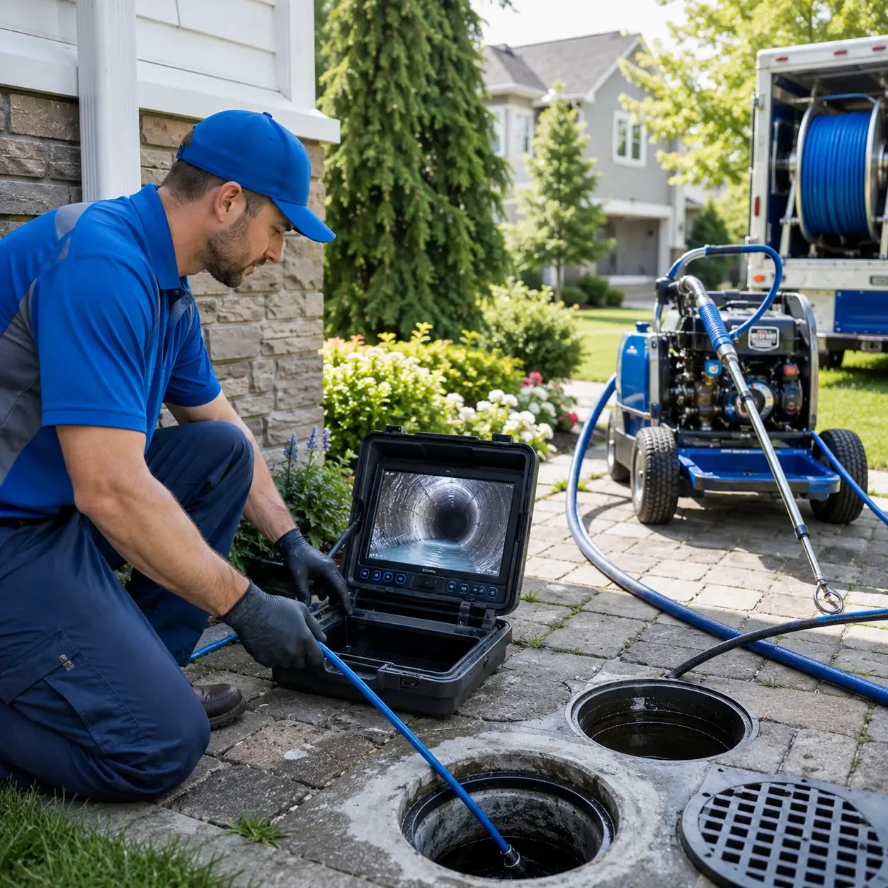 Outdoor drain cleaning professionals serving Ursa, IL